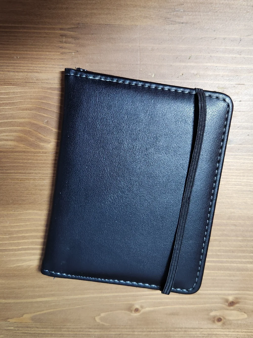 Passport Book Carrying Travel Papers Document Organization Card Holder - Black